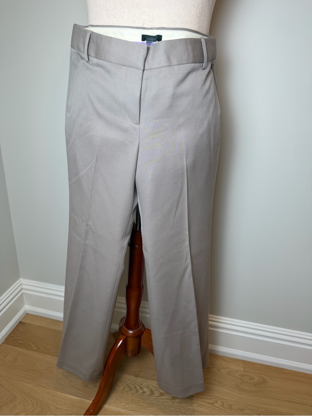 NWT VINTAGE J. Crew Size 8P Women’s  Dress Pants in Light Gray